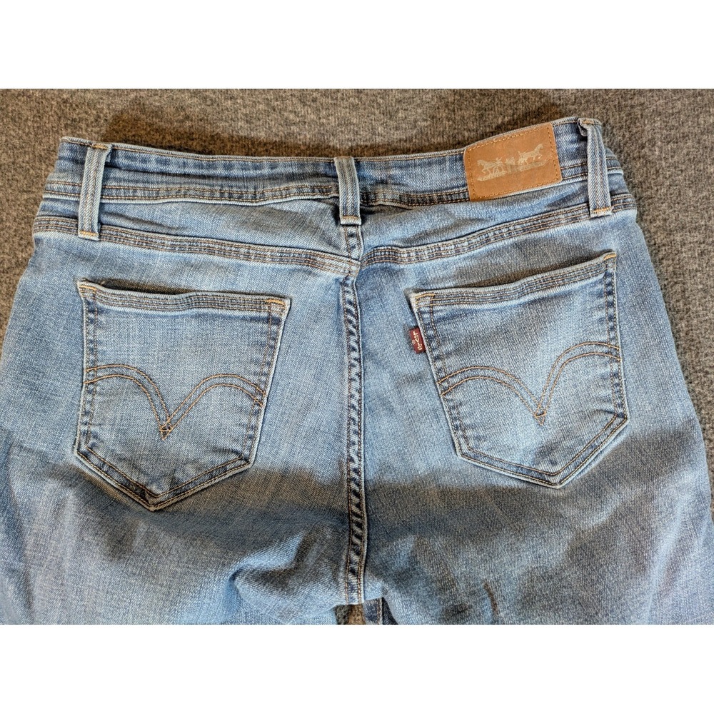 Levis 529 Curvy Bootcut Jeans Womens‎ 10 Blue Lightwash Denim Classic Comfort - Picture 8 of 8